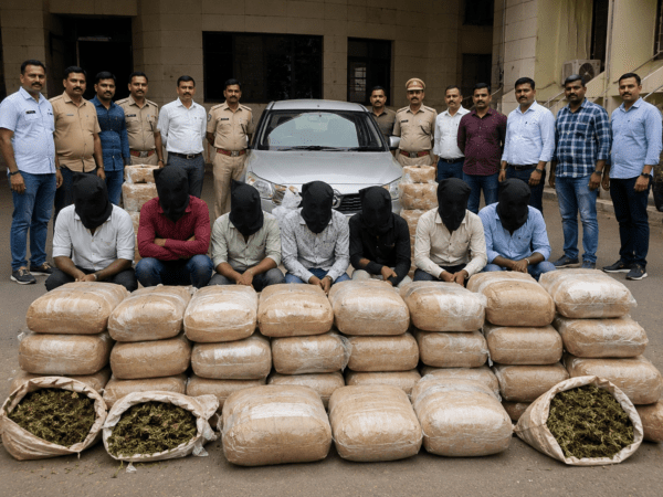 Interstate Ganja Smuggling Racket Unearthing; Rs.3.04 Crore Contraband Seized, 7 Arrested!
