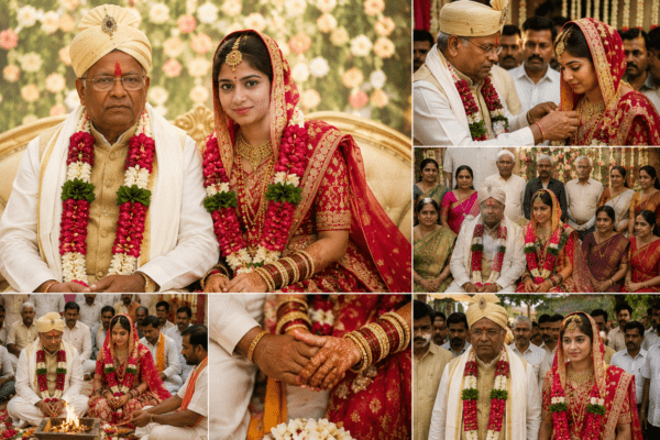 70-Year-Old Politician Ties the Knot with 20-Year-Old Student; Netizens in Shock!