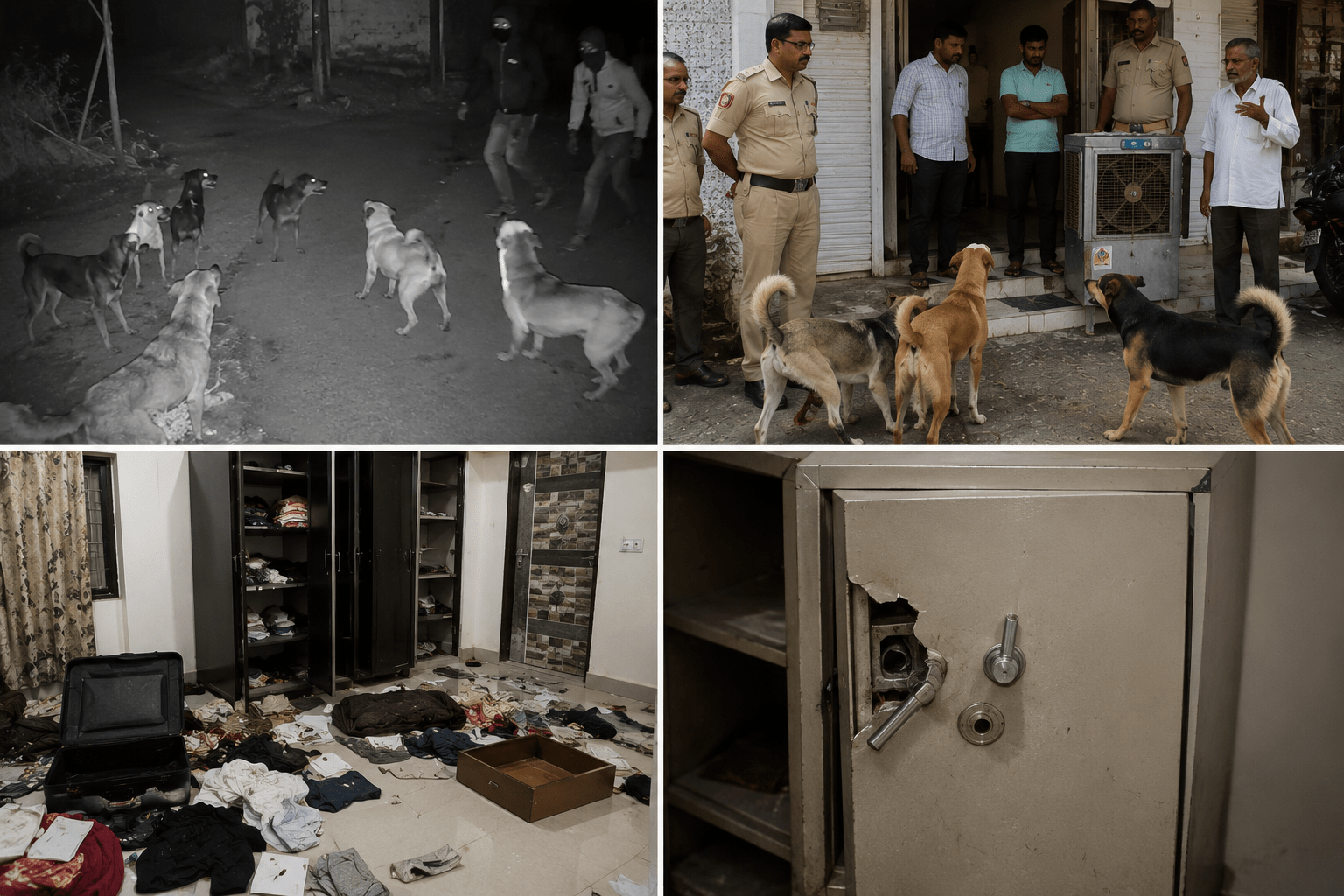 Stray Dogs Foil Robbery Attempt in Hingoli's Basmath