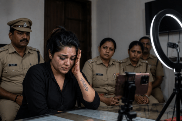 YouTuber’s 'Abduction Drama' Busted: Woman Stages Fake Kidnapping to Frame Mirzapur Cops!
