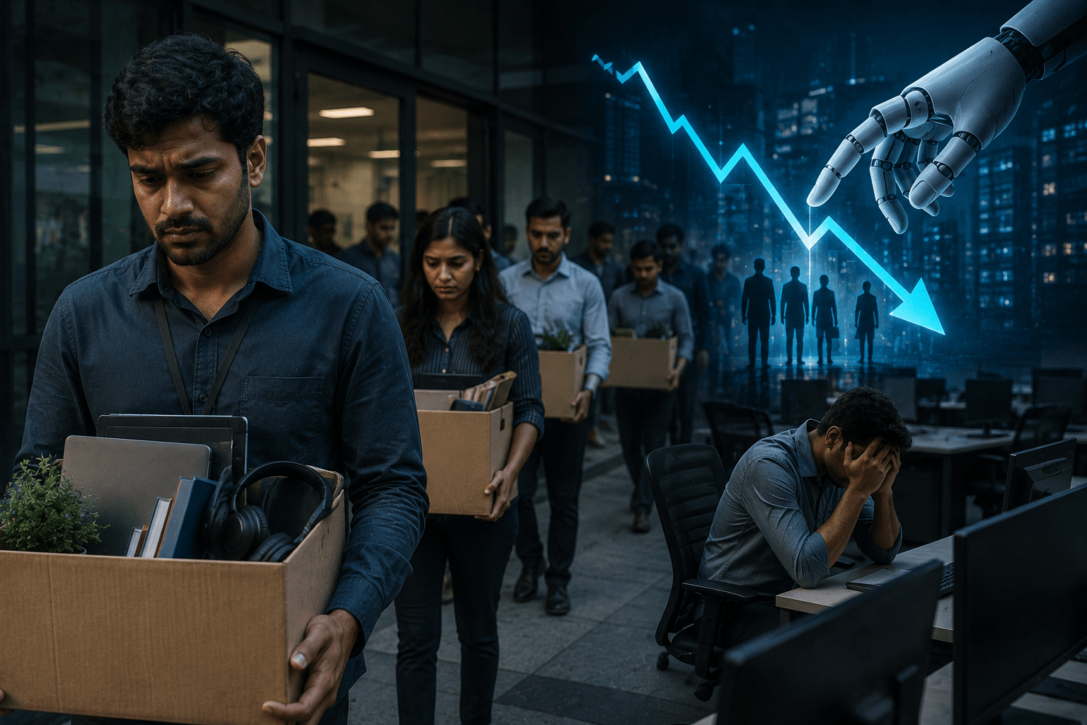 Over 1.34 Lakh Employees Laid Off in 2026 Amid AI Shift