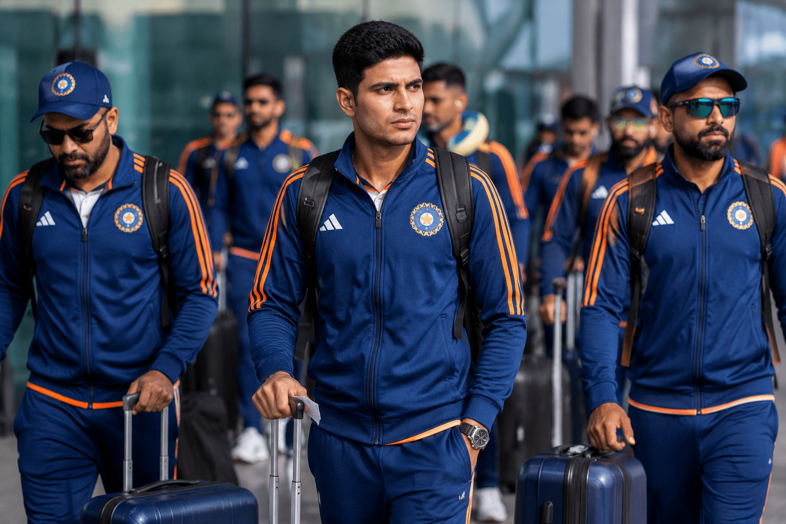 Team India Arrives in Mullanpur for Afghanistan Test