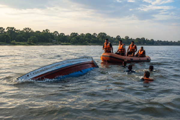 Two Youths Drown in Wainganga River After Boat Capsizes! 