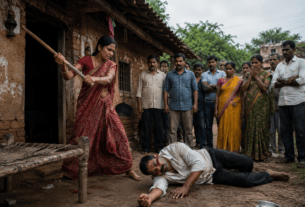 Drunk Father Hangs Son Upside Down; Enraged Mother Beats Husband to Death in Self-Defense!