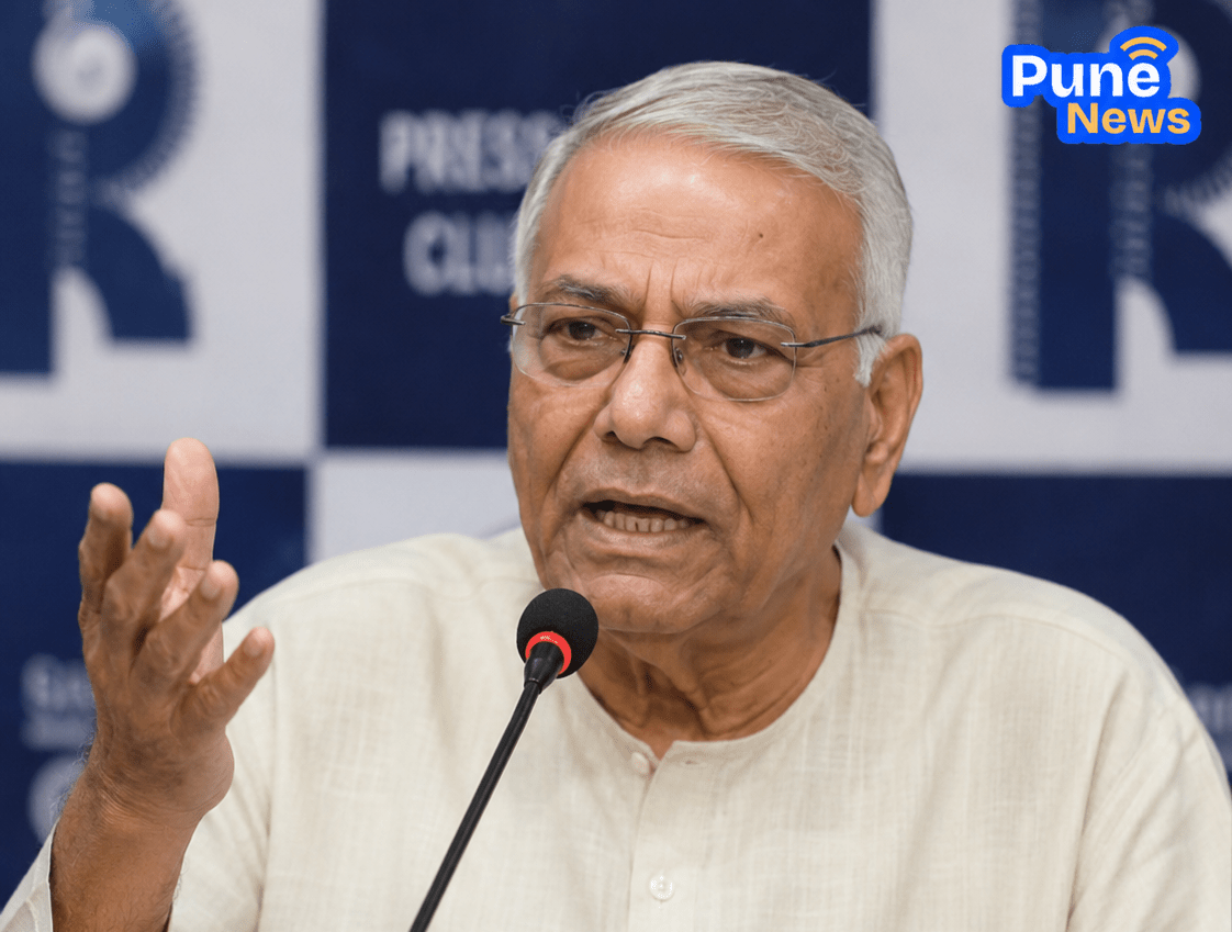 "Efforts to Eliminate the Opposition are Underway in the Country," Says Yashwant Sinha.