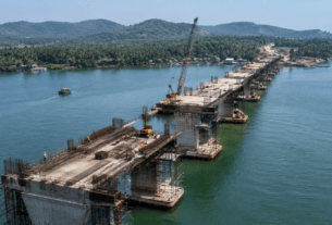 Construction of 3.8 km Revdanda-Salav Bridge in Raigad Speeds Up!