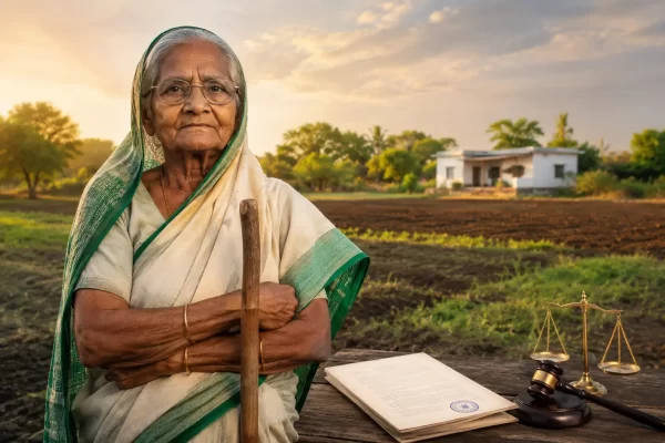 90-Year-Old Woman Wins Legal Battle to Reclaim Land from Grandson.
