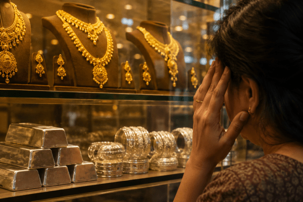 Gold and Silver Prices Crash: Yellow Metal Slips Below 1.5 Lakhs, Silver Drops to 2.33 Lakhs!
