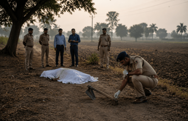 Farmer Sleeping Outside Home Brutally Murdered in Shirur; Minor Accused Arrested Within 36 Hours. 

