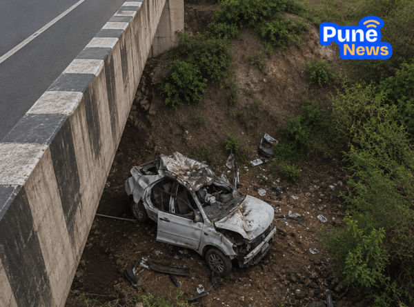 Car Plunges 20 Feet into Ditch; Mother and Daughter Killed on Spot!
