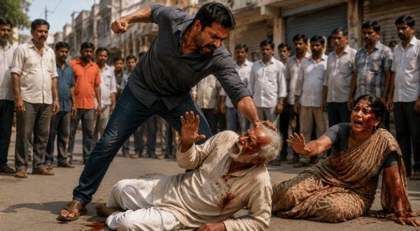 82-year-old retired officer brutally murdered by son over property dispute in Chhatrapati Sambhajinagar!
