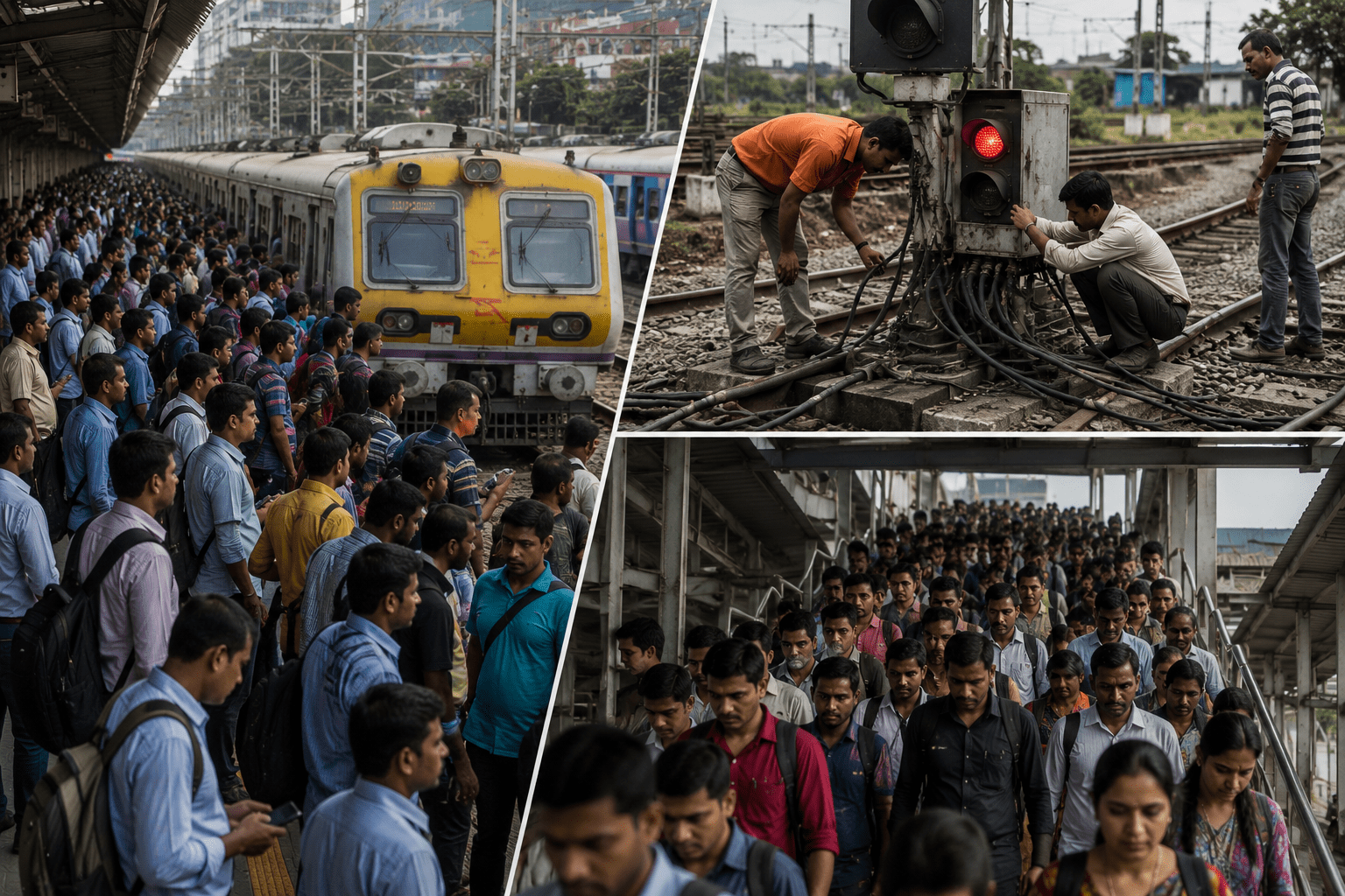 Signal Cable Vandalism Near Panvel Halts Local Services, Thousands Stranded!