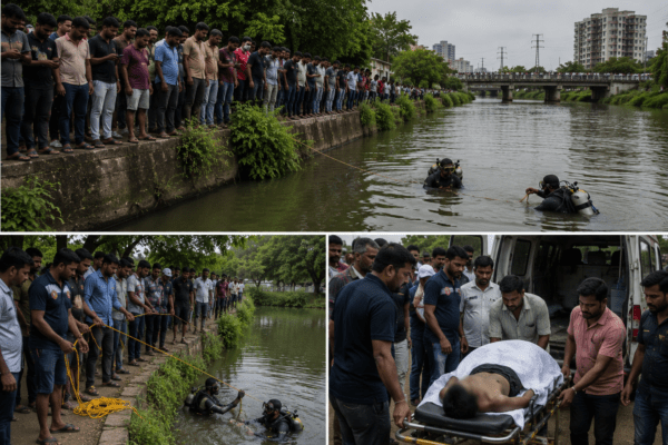 15-Year-Old Boy Drowns While Swimming with Friends in Dimbhe Canal!

