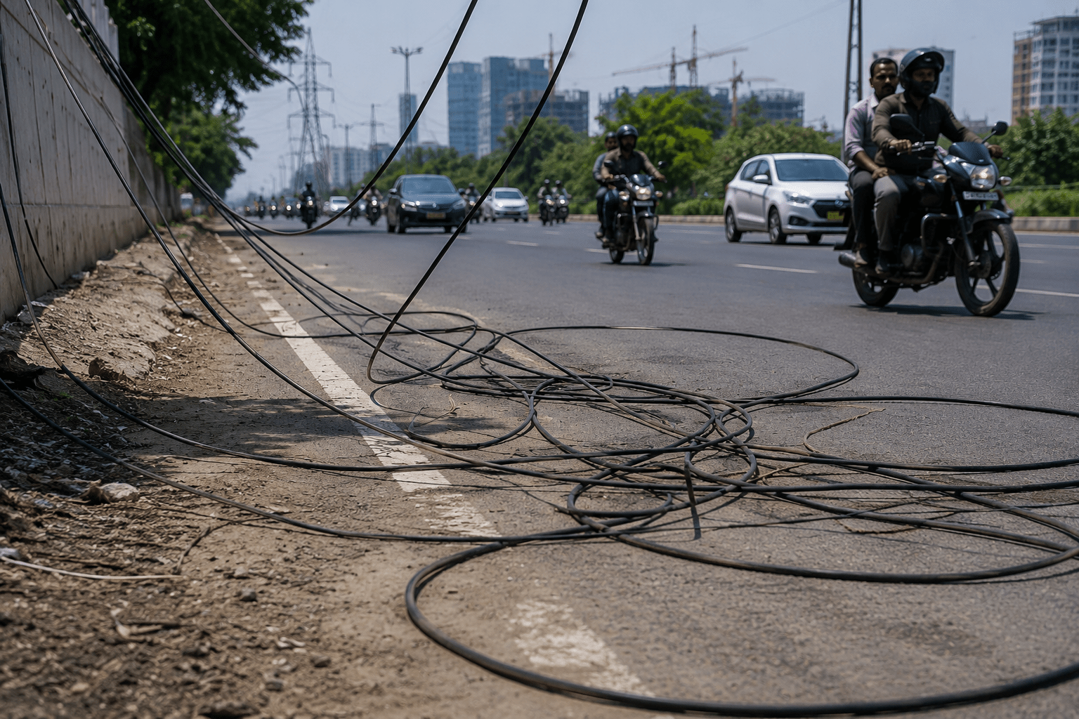 Death Trap on Wakad-Hinjewadi Service Road?