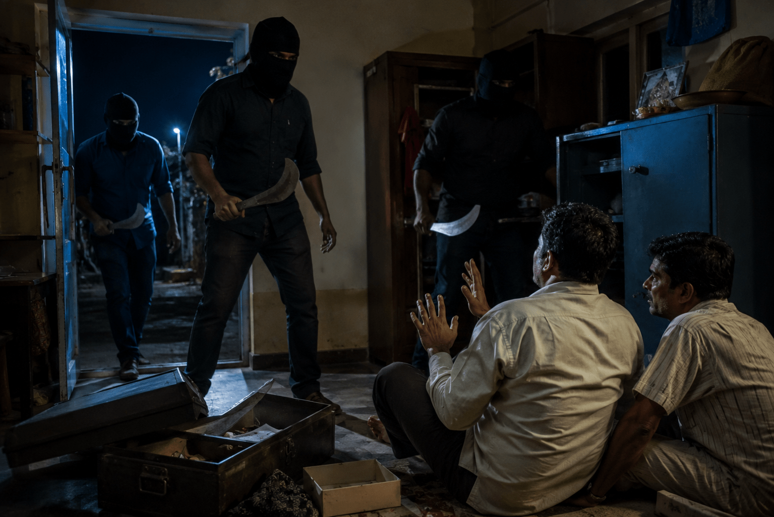 Armed robbers strike four places in one night; chilling details emerge from Pune!