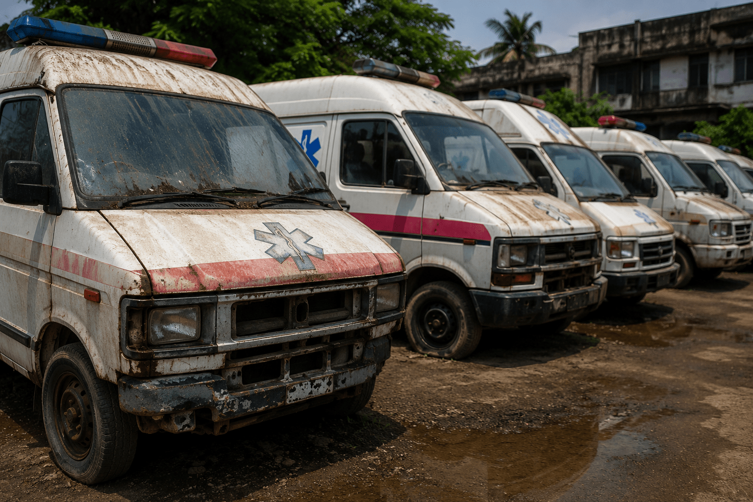 Ambulances in Satara District Operating Without Fitness Certificates