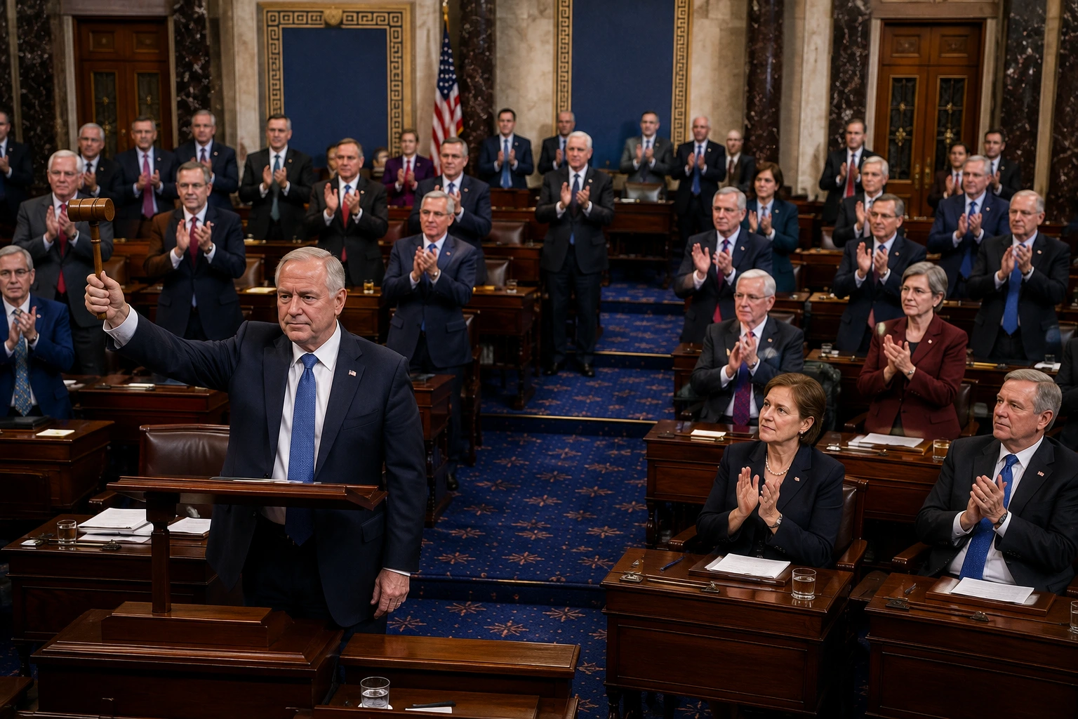 Landmark War Powers Resolution Passed