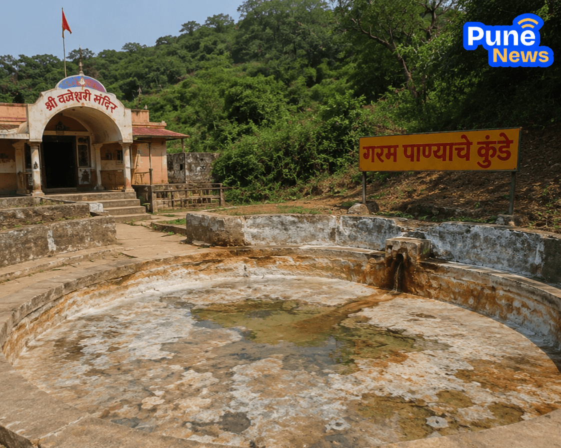 Nature’s Warning: Famous Vajreshwari Hot Water Springs Begin to Dry Up; Locals and Tourists Concerned