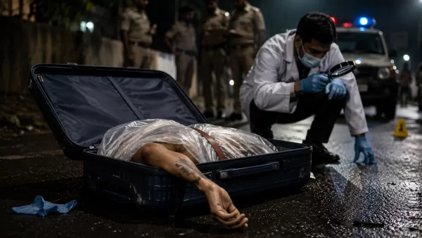 Nashik Shaken! Mystery of woman's body found in suitcase solved; Tattoo on hand leads to breakthrough in love-affair murder case.  
