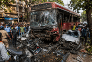 BEST Bus Loses Control, Hits Multiple Vehicles; Two Dead!