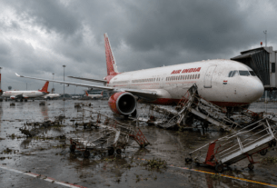 Three Air India Planes Damaged as Iron Stands Move Like Toys!