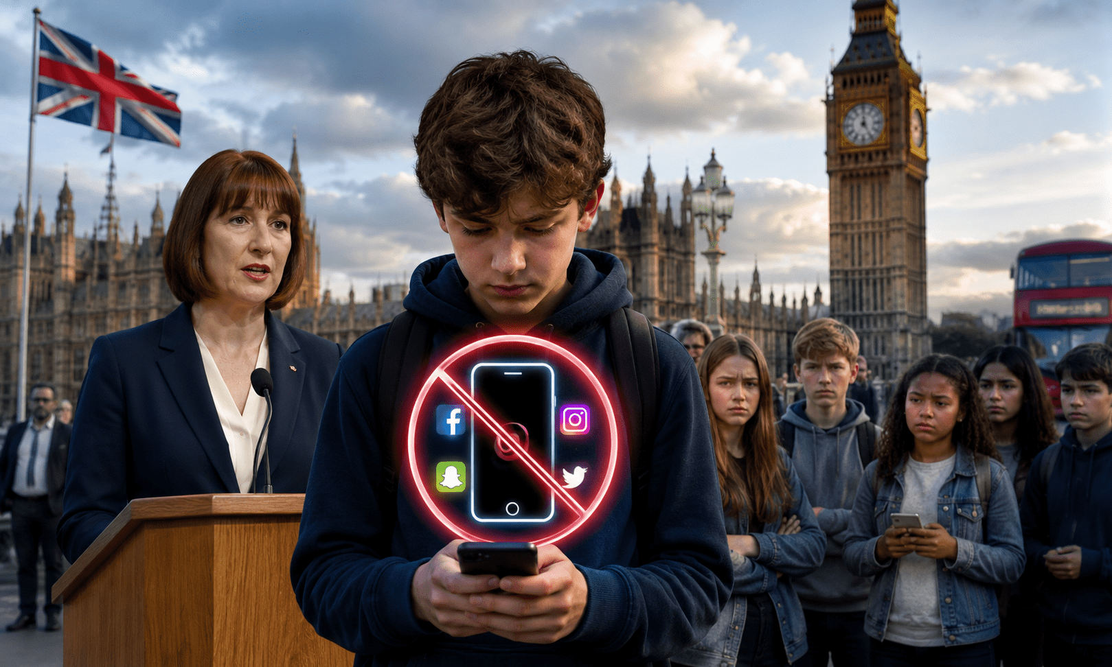 UK's Landmark Move: Social Media Ban for Under-16s Announced to Protect Youth!