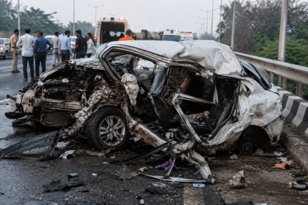 All Three Siblings of Bodre Family Perish in Horrific Road Accident

