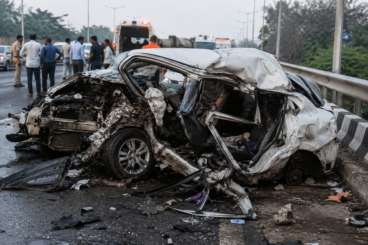 All Three Siblings of Bodre Family Perish in Horrific Road Accident