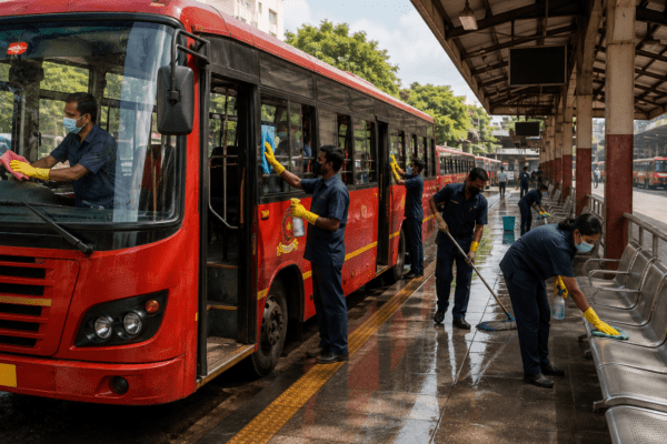 ST Buses and Bus Stations to be Sanitized Every Four Hours!
