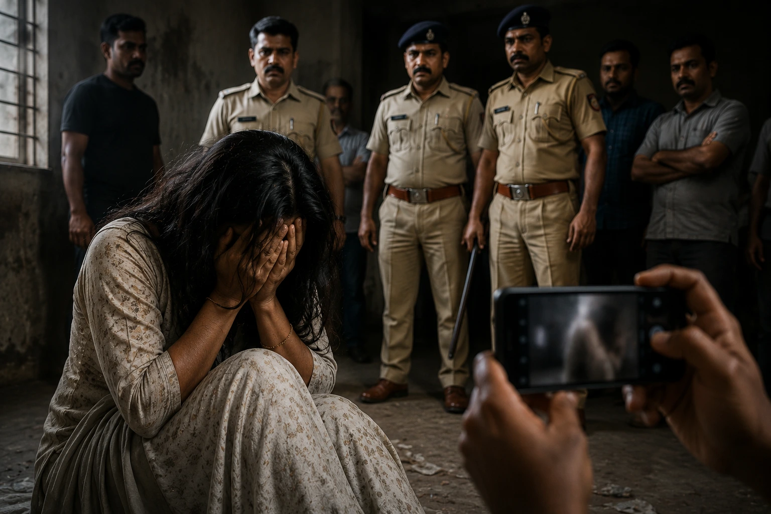 40-Year-Old Woman Brutally Assaulted in Front of Friend in Jalgaon