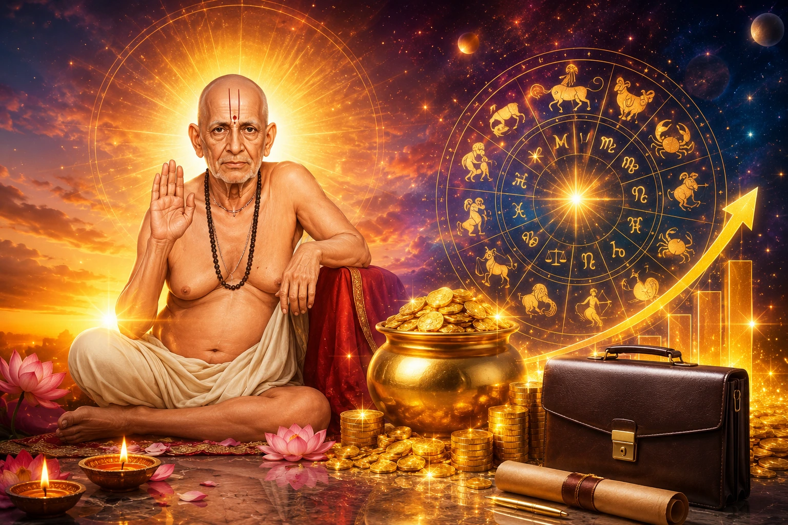 Swami's Blessings Will Bring Promotion and Prosperity for These Zodiac Signs!