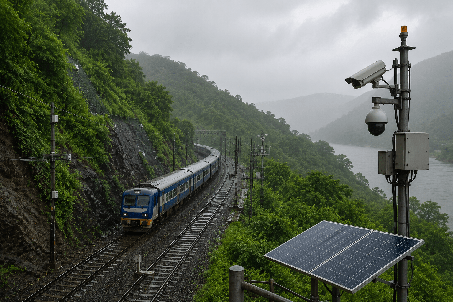 Now AI monitors the monsoon! Konkan Railway's major initiative to prevent landslides