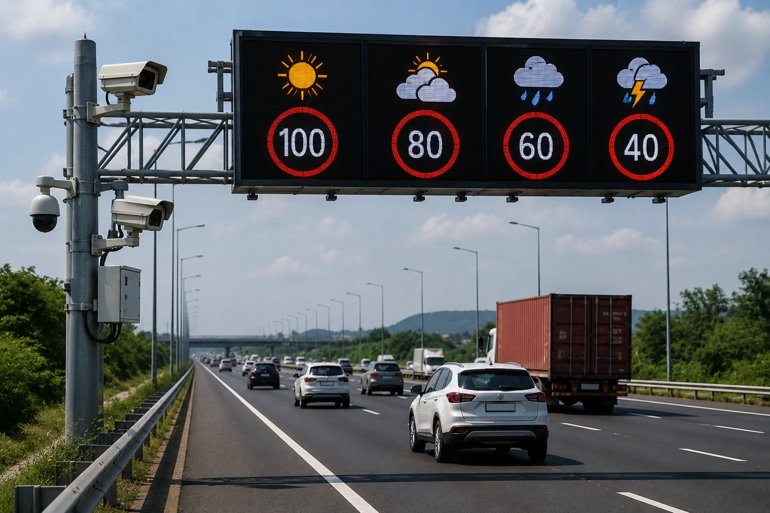 Weather-Based Dynamic Speed Limits and Automatic E-Challans Introduced!