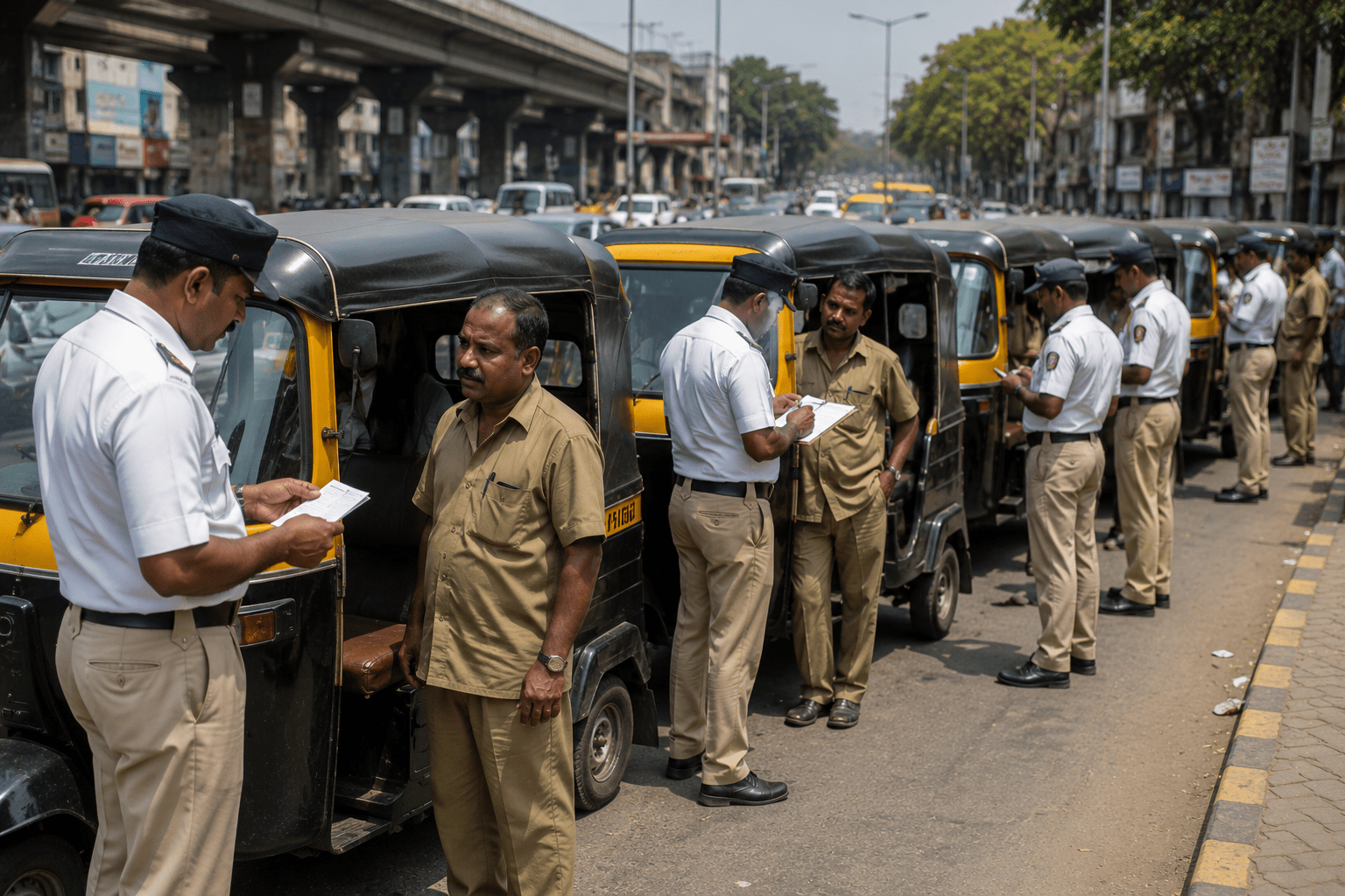 RTO Cracks Down on Errant Auto-Rickshaw Drivers in Pune