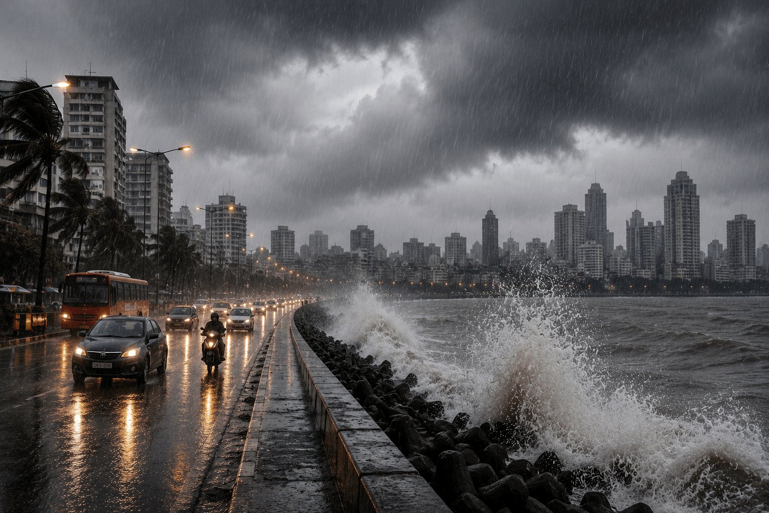 Weather Alert: IMD Predicts Heavy Rainfall in Mumbai, Thane, and Palghar for the Next 3 Days