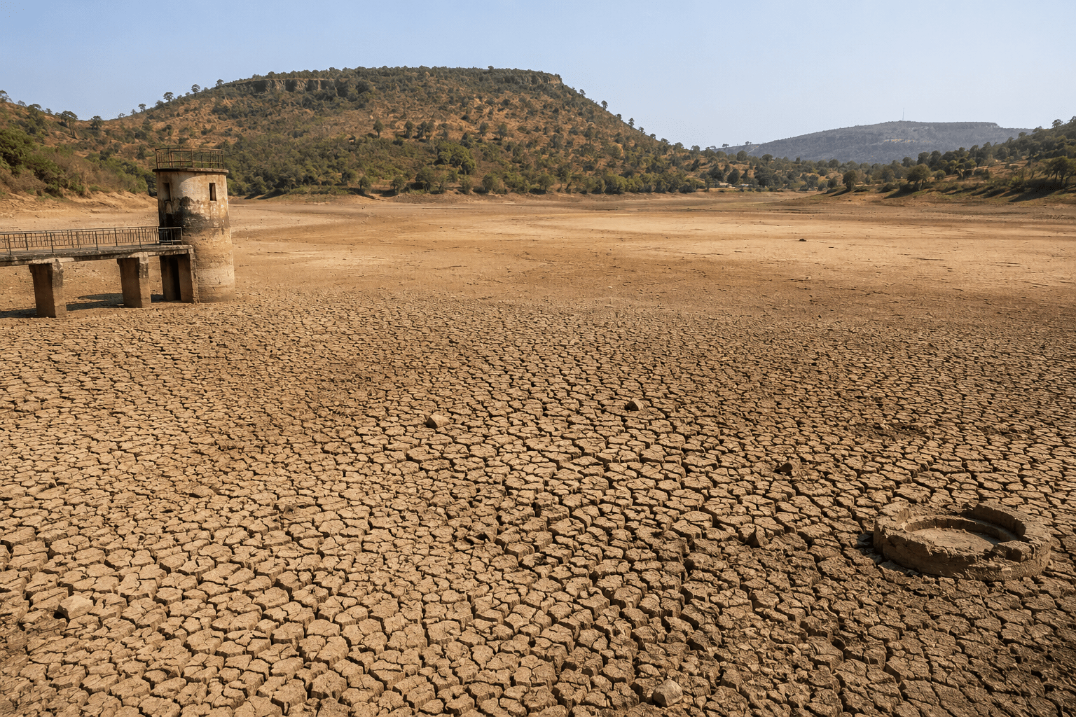 Satara Water Crisis: Yeliv Lake Runs Dry, Aundh and Nearby Villages Face Severe Water Shortage