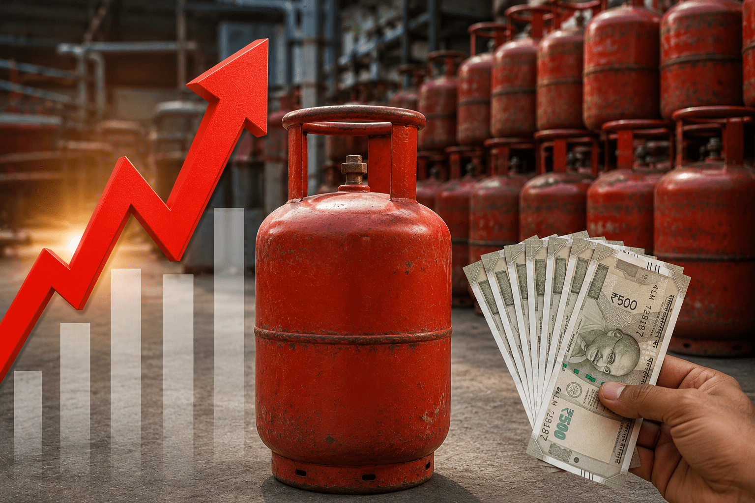 Commercial LPG Price Hike: 19kg Cylinder Becomes Dearer by ₹42; Costs Nearly Doubled Since January 2026!