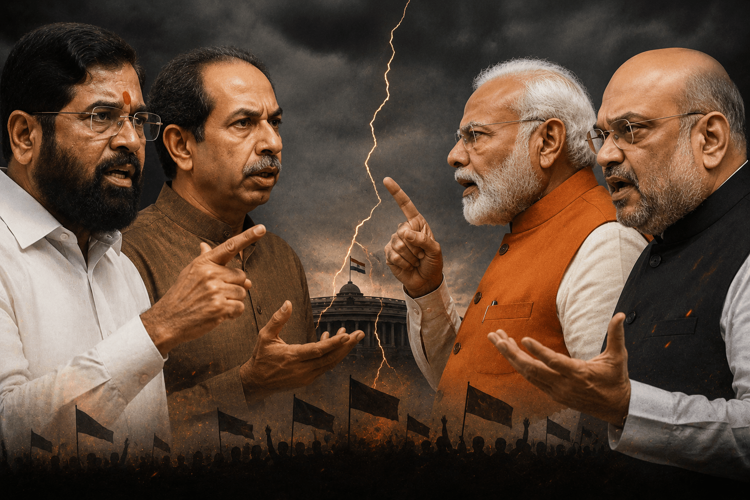 "Political Turmoil in Mahayuti: Abdul Sattar Lashes Out at BJP, Says 'Elder Brother is Killing Us'"