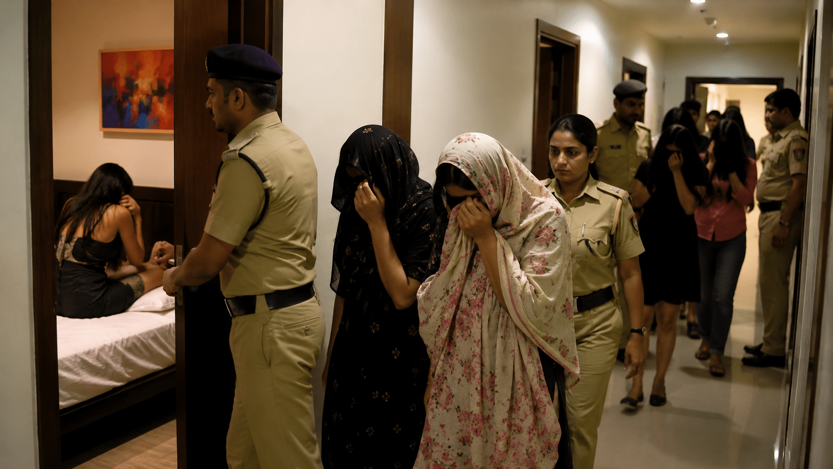 Prostitution Racket Busted in Daund: Police Raid 'Relax Inn' Lodge, 6 Women Rescued Including Two From Bangladesh!