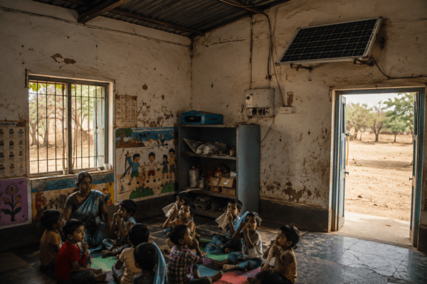 Dark Classrooms: Off-Grid Solar Systems Lifeless for 6 Years at Sondari Anganwadis; Village Kids Left to Suffer in Heat!