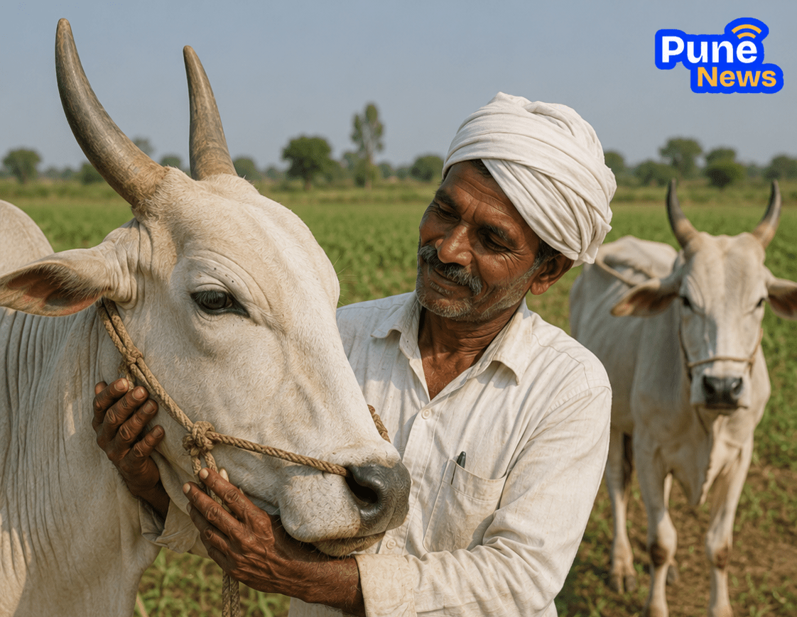 CM's Immediate Intervention: Latur Farmer to Choose Own Bullock After Receiving Sick Animal as Aid.
