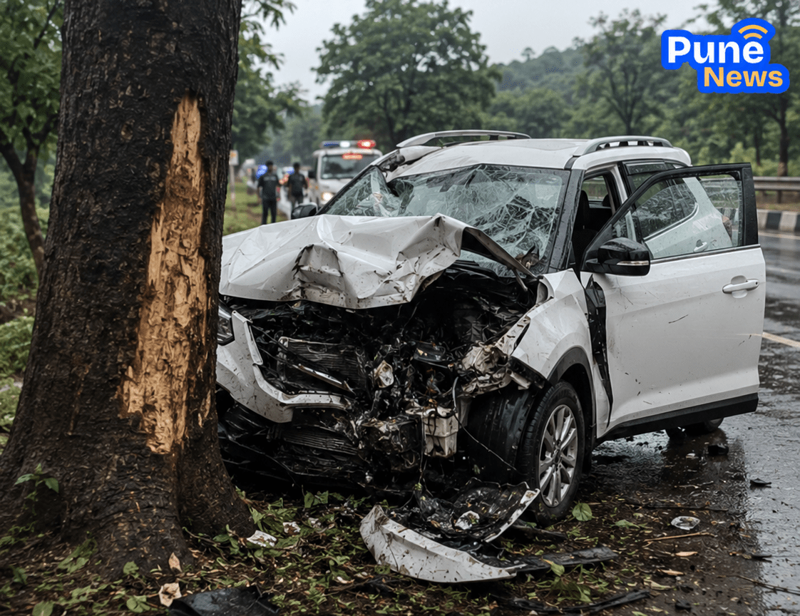 Heartbreaking Tragedy in Jharkhand: Five of a Family, Including Three Children, Killed After Speeding SUV Crashes into Tree.