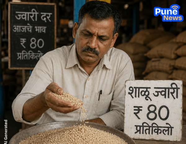  Jowar Prices Skyrocket in Maharashtra: Poor Harvest and Crop Losses Drive Rates to ₹80 per Kg; Common Man’s 'Bhakri' Becomes Costlier!
