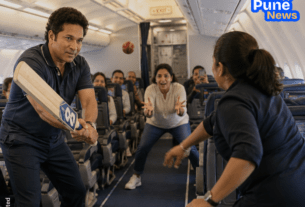 Cricket in the Clouds: Sachin Tendulkar Plays Fun Match on Flight; Sara Tendulkar Takes a Stunning Catch!