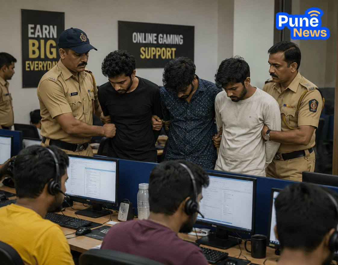 Pune Police Busts Fake Call Center: Online Gaming Scam Worth Lakhs Exposed; Hundreds Duped Daily!