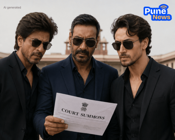  Vimal Pan Masala Ad Controversy: Rajasthan Court Summons Shah Rukh Khan, Ajay Devgn, and Tiger Shroff
