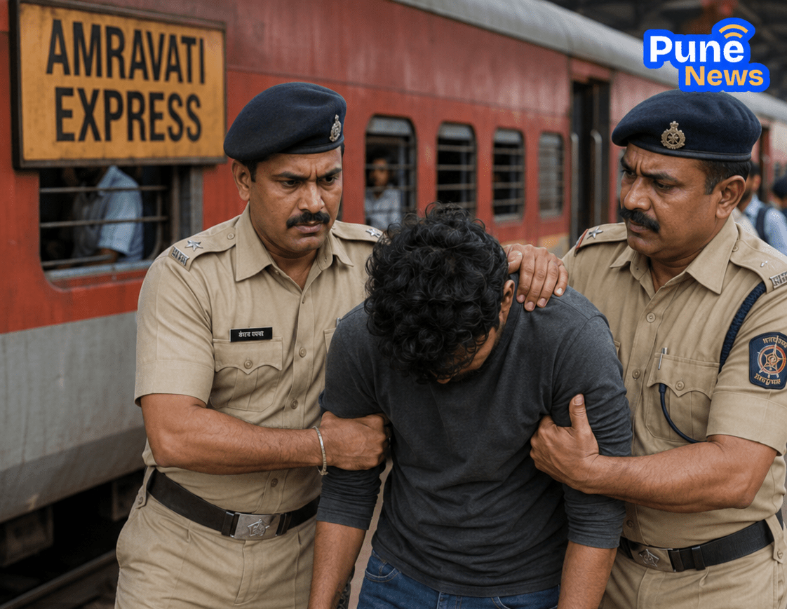 Kalyan Railway Police Nabs 'Fataka Gang' Member for Mobile Theft on Amravati Express