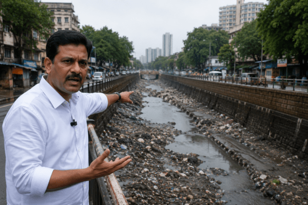 100% Drain Cleaning Claim is False": MNS Corporator Yashwant Killedar Exposes BMC's Reality