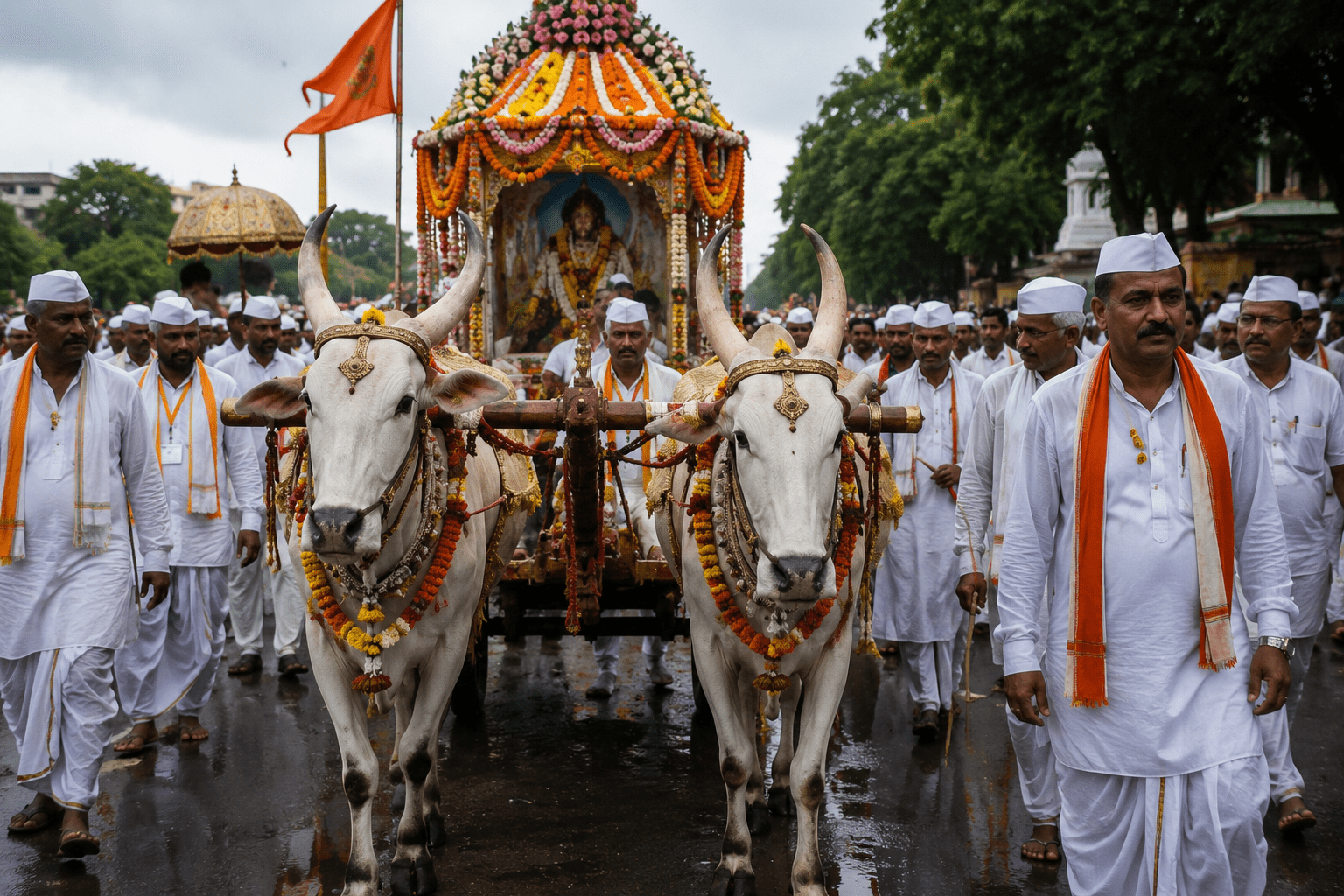 This Year Too, Tukoba’s Palkhi Will Be Drawn by the Dehu Sansthan’s Own Pair of Bullocks: Vikram Singh Maharaj More.