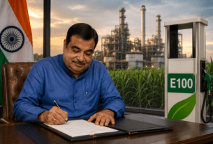 File Signed at 8 PM": Nitin Gadkari Approves 100% Ethanol Fuel (E100) Regulations.